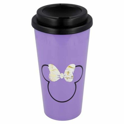 Verre avec Couvercle Minnie Mouse 01049 (520 ml)