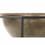 Table d'appoint DKD Home Decor Marron Noir Bois Métal 64 x 64 x 62,5 cm