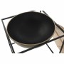 Table d'appoint DKD Home Decor Marron Noir Bois Métal 64 x 64 x 62,5 cm