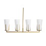 Suspension DKD Home Decor Doré Blanc (67 x 14 x 22 cm)