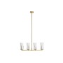 Suspension DKD Home Decor Doré Blanc (67 x 14 x 22 cm)