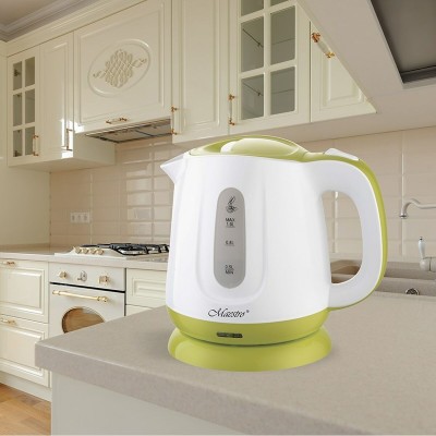 Kettle Feel Maestro MR013  White Green Plastic 1100 W