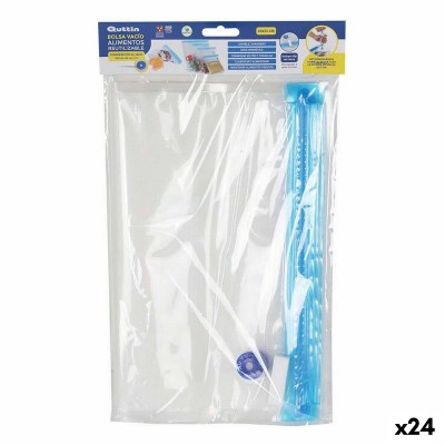 Ensemble de sac alimentaire réutilisable Quttin Soupape à vide 4 Pièces 26 x 34 cm (24 Unités)