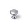 Doorknob Rei Silver Metal Ø 25 x 24 mm Circular Matte finish 4 Pieces