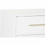 Meubles de télévision DKD Home Decor Blanc Métal MDF (140 x 52 x 40 cm)