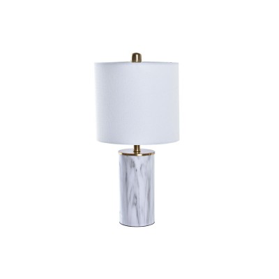 Desk lamp DKD Home Decor Golden White 220 V 50 W Modern (23 x 23 x 47 cm)