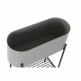 Planter DKD Home Decor Black Grey Metal (50 x 20 x 63 cm)