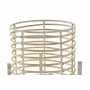 Set of pots DKD Home Decor White Brown Natural Metal Rattan 21 x 21 x 77 cm (2 Units)