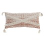 Cushion DKD Home Decor 60 x 10 x 30 cm Beige Orange Fringe