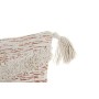 Cushion DKD Home Decor 60 x 10 x 30 cm Beige Orange Fringe