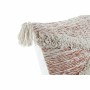 Coussin DKD Home Decor 60 x 10 x 30 cm Beige Orange Frange