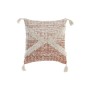 Coussin DKD Home Decor Beige Orange 45 x 10 x 45 cm Frange