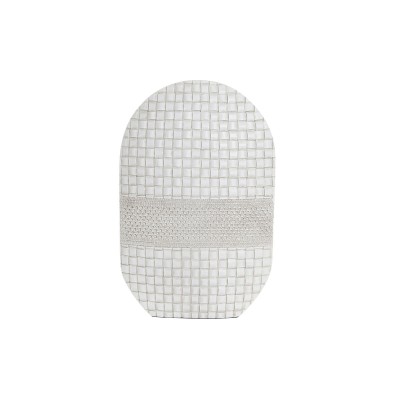 Vase DKD Home Decor Blanc Résine Moderne (30 x 10 x 45 cm)