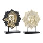 Decorative Figure DKD Home Decor 27 x 8 x 33,5 cm Black Golden Buddha Oriental (2 Units)