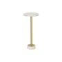 Side table DKD Home Decor Golden Metal Marble 27 x 27 x 62 cm