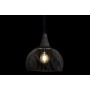 Suspension DKD Home Decor Naturel Noir Métal Bois 50 W 36 x 36 x 40 cm