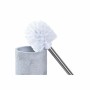 Brosse de salle de wc DKD Home Decor Gris Argenté Acier inoxydable Ciment Scandi 10 x 10 x 40 cm