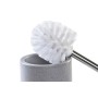 Brosse de salle de wc DKD Home Decor Gris Rose Argenté Rose clair Métal Aluminium Dolomite Urbaine 9,8 x 9,8 x 39 cm (2 Unités)