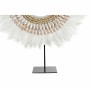 Decorative Figure DKD Home Decor Iron Feather (50 x 12,5 x 59 cm)