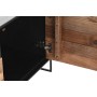 TV furniture DKD Home Decor 144,5 x 40 x 51 cm Black Orange Recycled Wood Pinewood