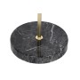 Side table DKD Home Decor Black Transparent Golden Crystal Steel 45 x 45 x 50 cm