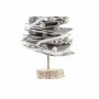 Sapin de Noël DKD Home Decor Naturel Bouleau Enneigé 34 x 34 x 102 cm