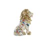 Decorative Figure DKD Home Decor Golden Lion Resin Multicolour Modern (21 x 14,5 x 27 cm) (15 x 21 x 27 cm)