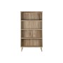 Bookshop DKD Home Decor Light brown Wood MDF Wood 100 x 39 x 180 cm