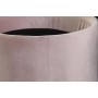 Repose-pied DKD Home Decor Noir Rose Métal Velours 42 x 42 x 42 cm