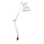 Lampe de bureau EDM Melbourne E27 60 W Flexo/Lampe de bureau Blanc Métal 24 x 98 cm