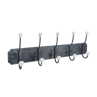 Wall mounted coat hanger 5five Simply Smart Black Wood 60 x 20 cm