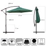 Sunshade Monty Aluminium Green 270 cm