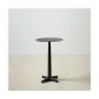 Table d'appoint 59 x 40 x 40 cm Noir Aluminium