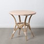 Table d'appoint 81 x 81 x 76,5 cm Naturel Beige Rotin