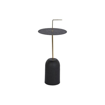 Side table DKD Home Decor 30 x 30 x 68 cm Black Golden Iron