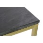 Console DKD Home Decor 100 x 40 x 77 cm Black Golden Marble Iron