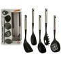 Set of Kitchen Utensils Black Plastic 8,5 x 35 x 20,5 cm (6 Units)