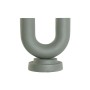 Vase Home ESPRIT Green Aluminium 18 x 13 x 19 cm (2 Units)