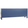 Meubles de télévision DKD Home Decor Bleu Doré Sapin Bois MDF 130 x 24 x 51 cm