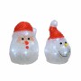 Decorative Figure Lumineo 491239 LED Inside Santa Claus 10,5 x 10,5 x 15 cm