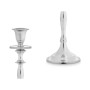 Candle Holder Silver Aluminium 4,5 x 23 x 8 cm (8 Units)