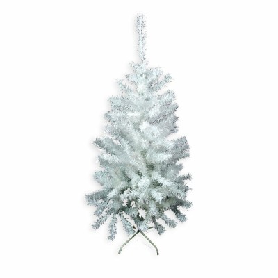 Christmas Tree White Multicolour PVC Metal Polyethylene 80 x 80 x 150 cm