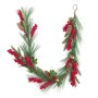 Christmas garland Red Green Plastic Pineapples 140 cm