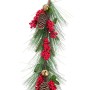 Christmas garland Red Green Plastic Pineapples 140 cm