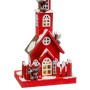 Christmas bauble Red Wood House 17 x 18 x 56 cm