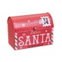 Christmas bauble Red Metal Letterbox 15 x 8,5 x 10,5 cm