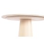 Table d'appoint Home ESPRIT Blanc Beige Marron Clair Métal Céramique 40 x 40 x 72 cm