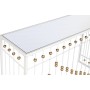 Console Home ESPRIT Blanc Doré Miroir 120 x 40 x 80 cm