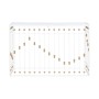 Console Home ESPRIT White Golden Mirror 120 x 40 x 80 cm