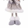 Christmas bauble Grey Multicolour Metal Polyresin Fabric Girl 12 x 9 x 52 cm